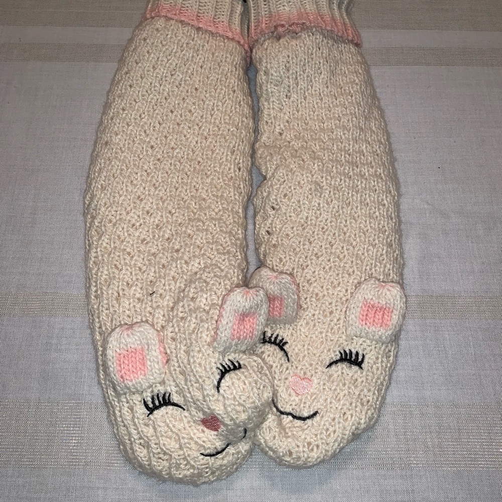 Cute Fuzzy Lamb socks. SUPER SOFT